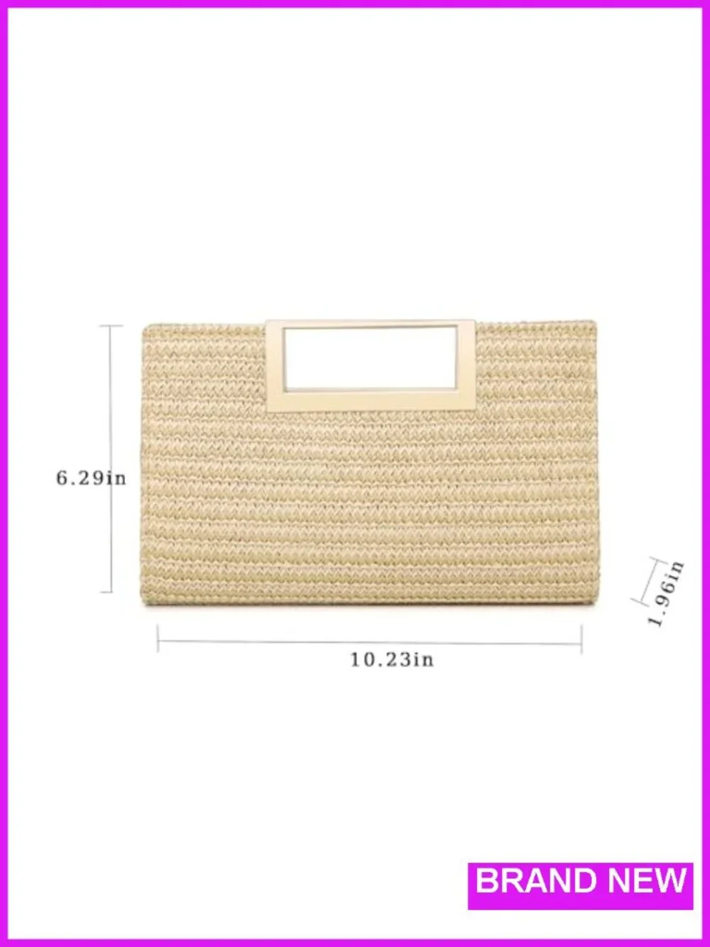 Faux Leather Clutch Purse with Detachable Chain Crossbody Bag Evening Handbag